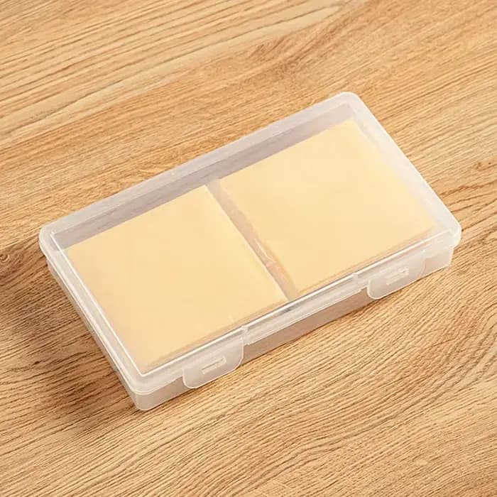 Boîte de rangement multifonctionnelle, utilisée pour stocker des tranches de fromage et du beurre, b