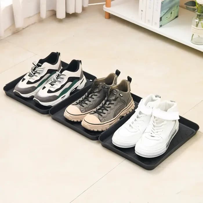1/2 pièces Plateau de rangement robuste pour chaussures de voiture