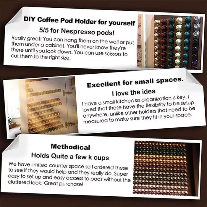Porte-capsules de café Nespresso Dolce Gusto Vertuoline