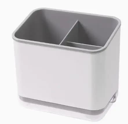 Égouttoir à couverts et porte-ustensiles pour évier, organisateur de cuisine pour couverts, baguettes, couteaux, fourchettes, cuillères, spatules