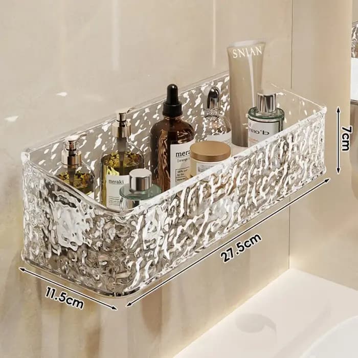 Étagères de salle de bain avec drainage inférieur, support mural sans perçage pour douche, organisat
