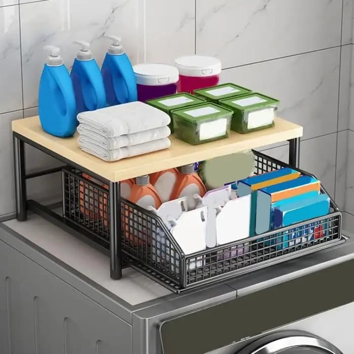 Étagère de rangement pour micro-ondes de cuisine