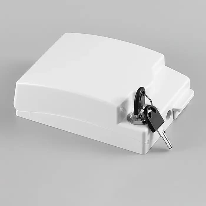 Boîte de prise étanche verrouillable avec clé pour la protection des prises électriques