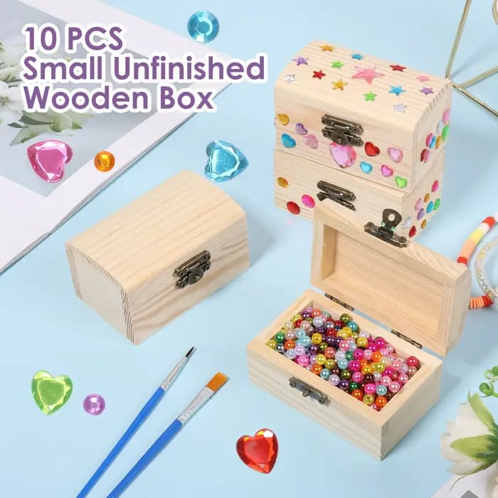 Boîte de rangement de bijoux 10 pièces