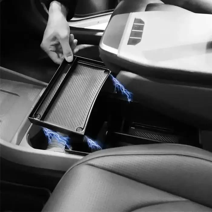 Boîte de rangement sous accoudoir pour voiture