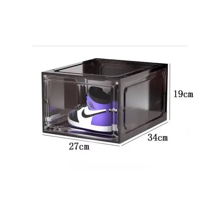 Boîtes de rangement pour chaussures en acrylique transparent
