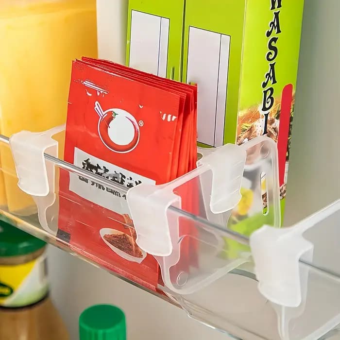 5, 10, 15 ou 20 pièces – Séparateurs de rangement robustes et transparents pour réfrigérateur, compartiments ajustables pour optimiser l'espace dans les armoires de cuisine