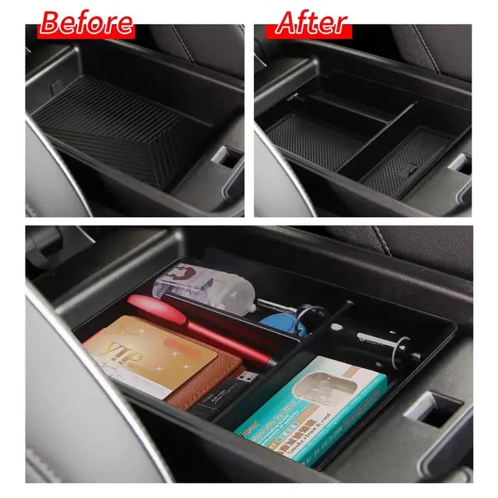 LUCKEASY pour Hyundai IONIQ 5 2022-2025 – Boîte de rangement pour accoudoir de voiture