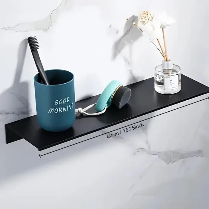 Étagère de douche Étagères de salle de bain Plateau en aluminium