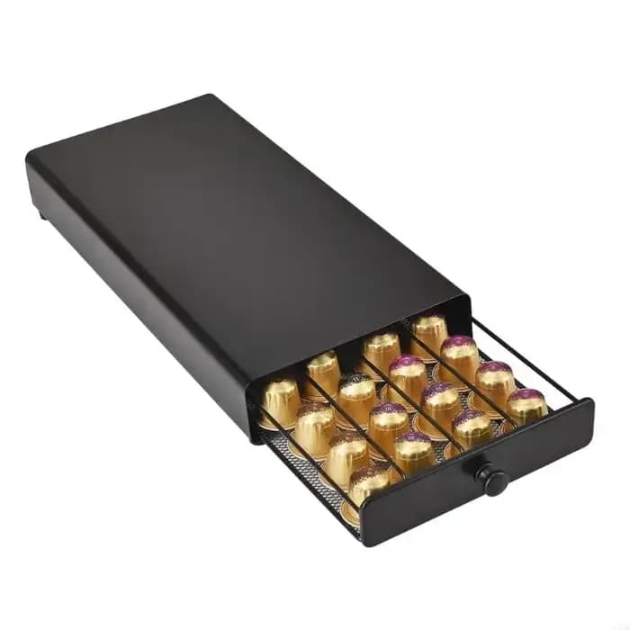 Tiroir rangement pour dosettes café pour 40 Capsules