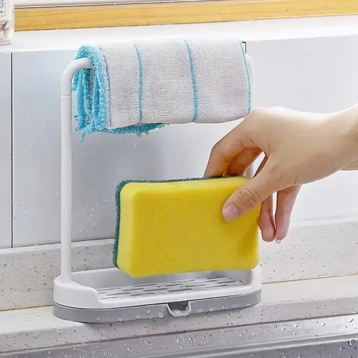 Étagère organisateur cuisine évier appareil support filtre à eau stockage vaisselle tissu