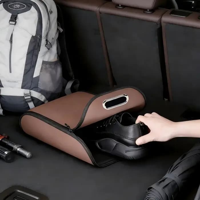 Boîte à chaussures pour voiture : Organisateur de rangement spécial pour l'habitacle et le coffre | Accessoire