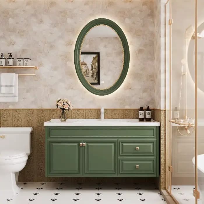 Meuble de Rangement Moderne de Luxe pour Salle de Bain