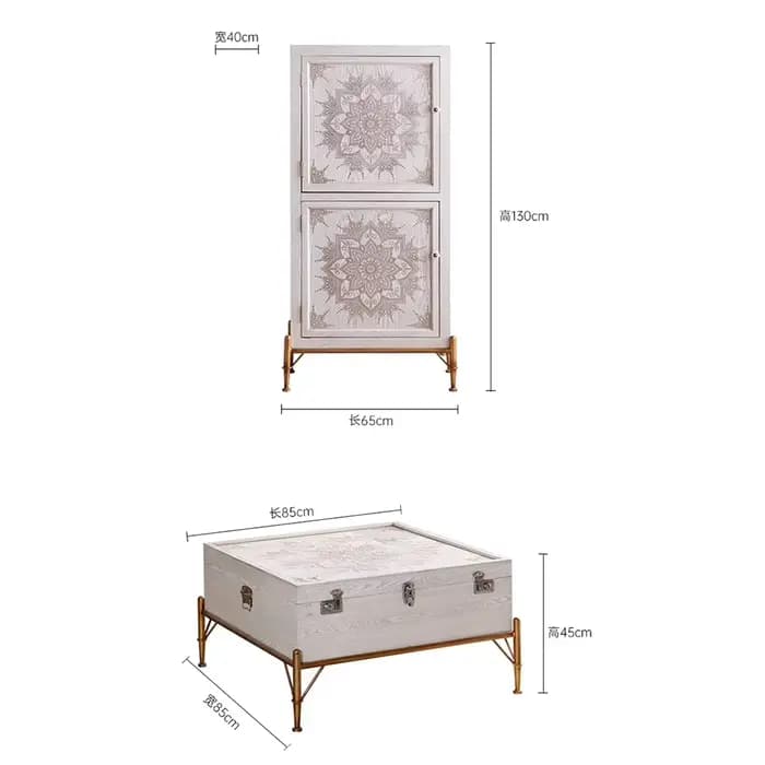 Armoire Vintage anti-poussière