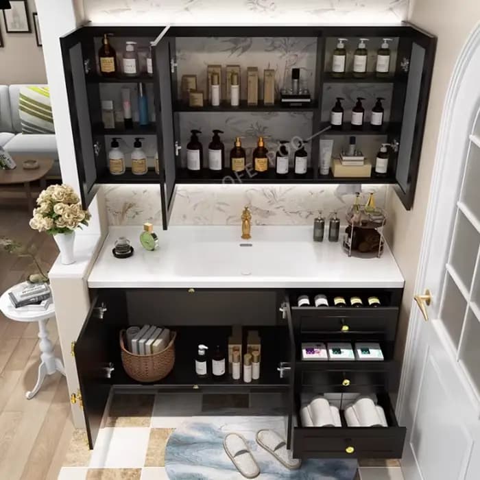 Armoire de salle de bain moderne européenne