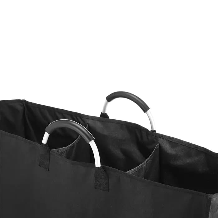 Panier à linge à 3 compartiments en bouteilles recyclées •