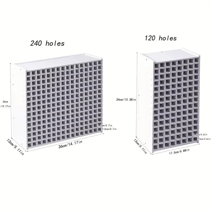 Support de rangement pour stylos marqueurs en acrylique de grande capacité