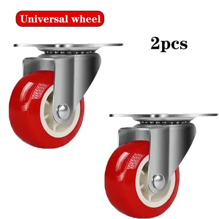 4 roulettes robustes, roues pivotantes