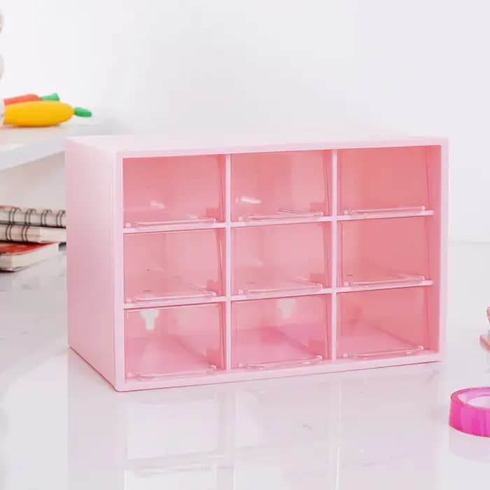 Boîtes de rangement de bureau à 9 compartiments