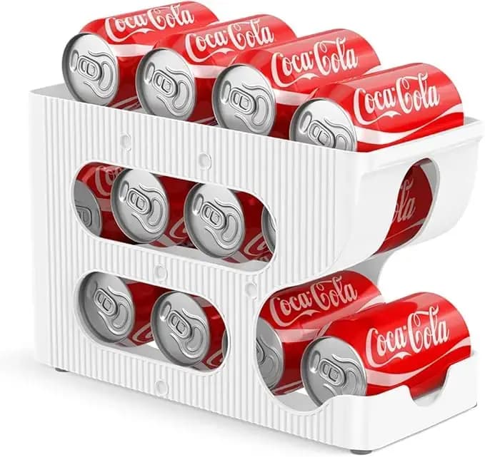 1 pièce : Distributeur de canettes de soda pour réfrigérateur et congélateur, organisateur d'accesso