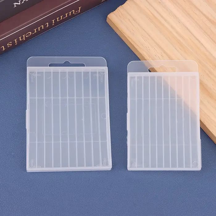 Boîte de rangement transparente pour forets hélicoïdaux en plastique et accessoires d'outils
