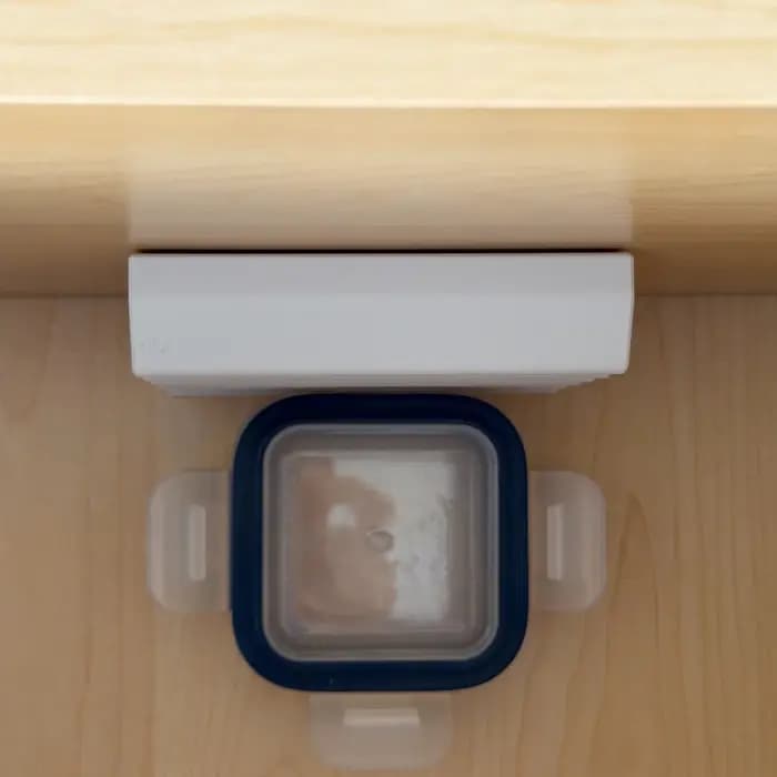 Organisateur de couvercles en plastique compatible IKEA 365+ – Étagère de rangement / Crochet de suspension