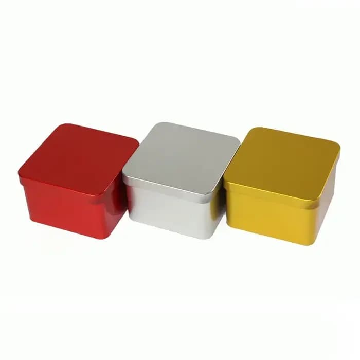 Mini boîte de rangement en métal
