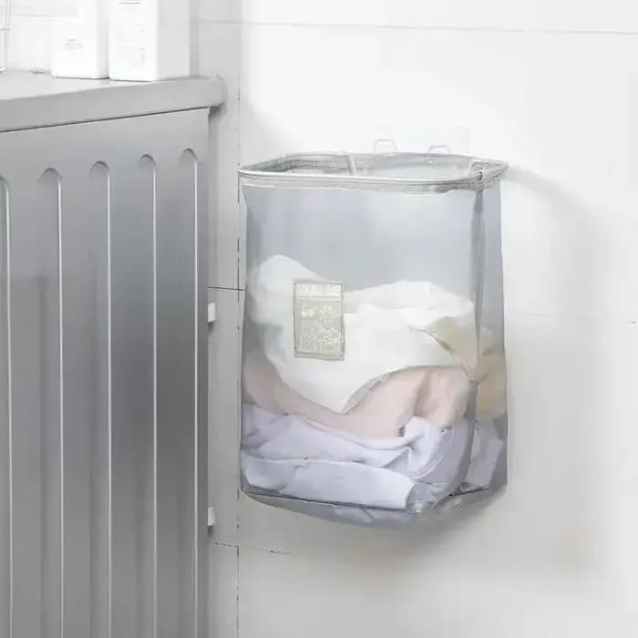 Panier à linge mural pliable
