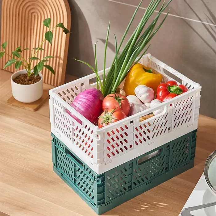 Boîte de Rangement Pliable en Plastique