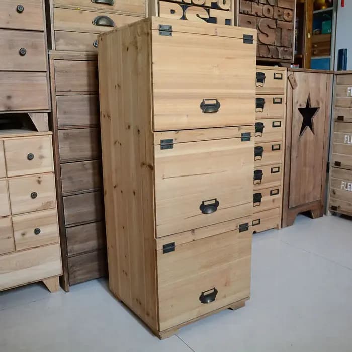 Armoire d'entrée en bois de Style Vintage, Buffet de rangement nordique avec tiroirs, buffet penché