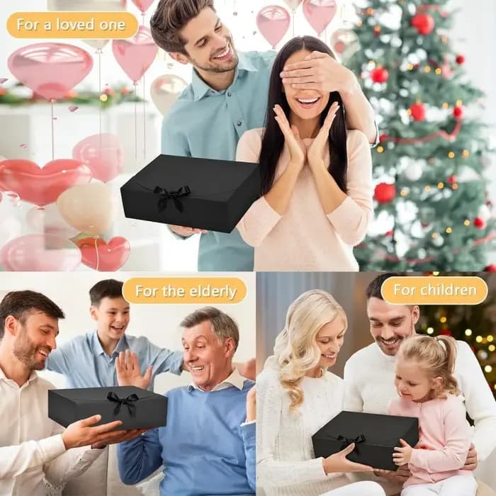 Coffret cadeau 10 pièces avec couvercle
