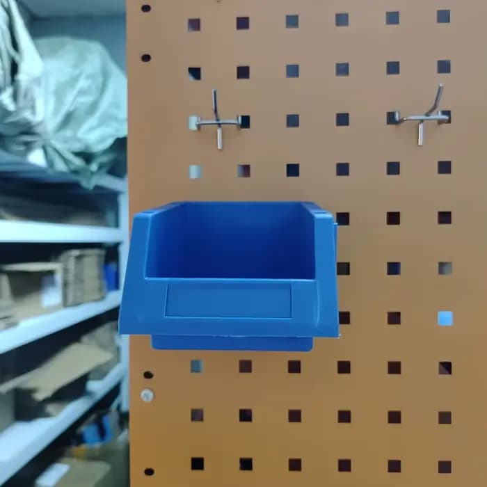 Bacs de rangement empilables pour matériel | Étagère murale robuste - Organisateur pour garage