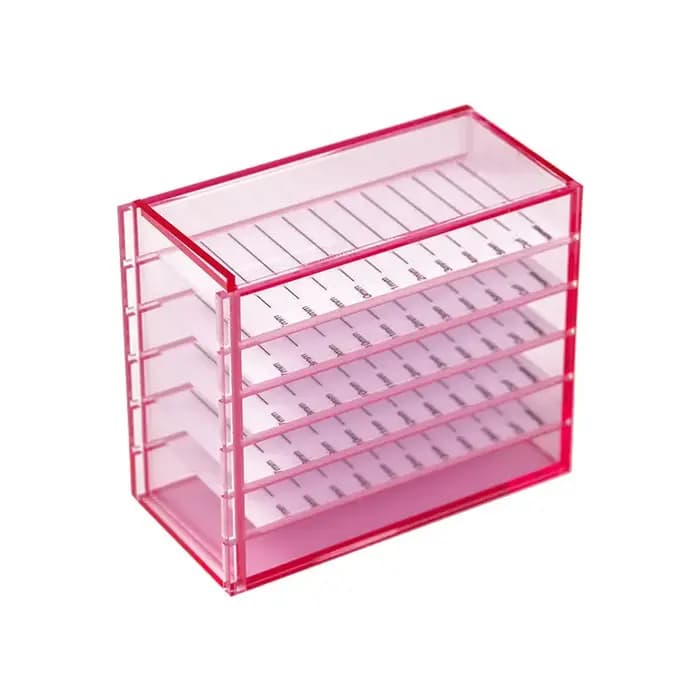 Boîte de rangement pour greffe de cils camélia