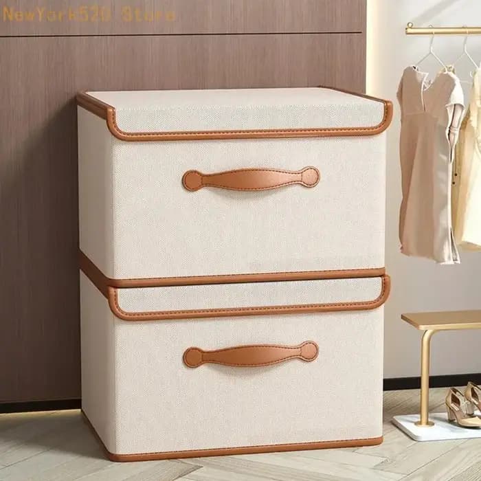 Boîte rangement Portable pour vêtements, rangement en tissu respirant, organisateur couette, organisateurs pliables