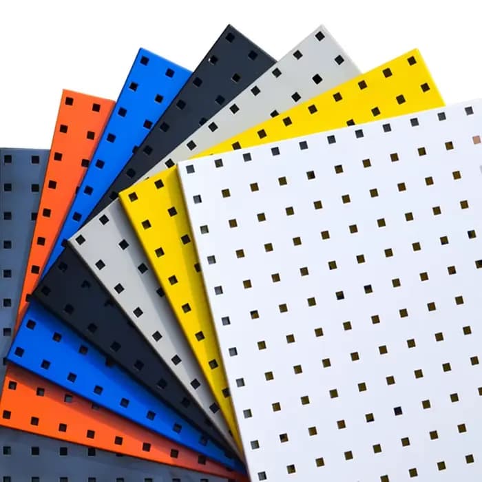 Panneau Perforé en Métal à Trou Rond Facile à Installer