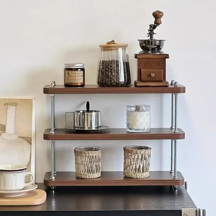 Étagère réglable de style Vintage pour cuisine