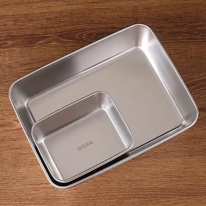 Boîte de stockage de viande de réfrigérateur d'acier inoxydable