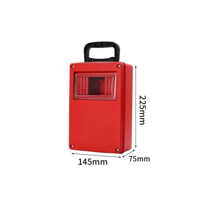 Boîte de distribution électrique portable étanche pour extérieur, petite boîte de distribution mobil