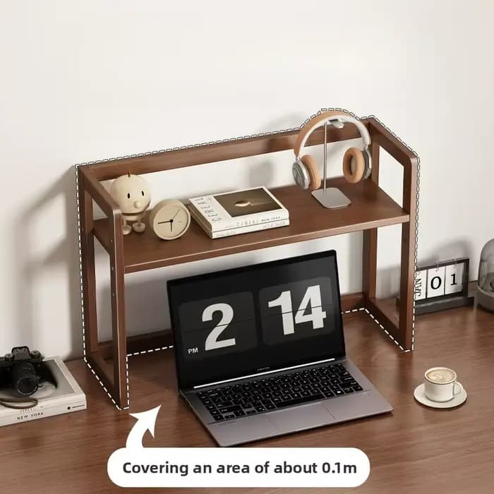 Étagère de bureau réglable