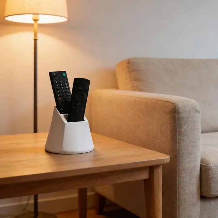 Support de rangement pour télécommande à double trou