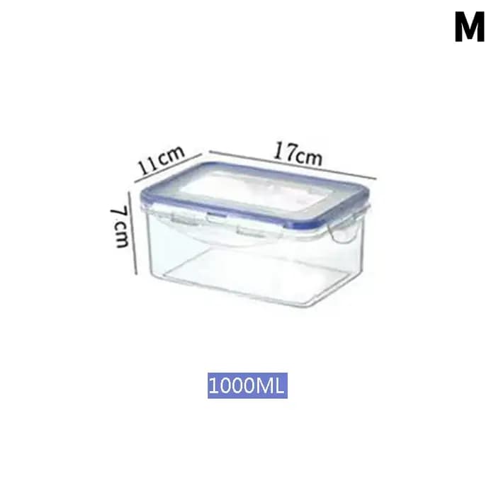 Boîte de rangement des aliments au réfrigérateur avec couvercle en plastique