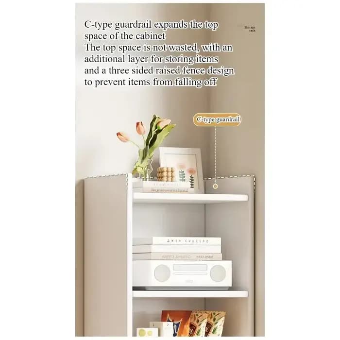 Étagère bibliothèque murale multi-niveaux pour salon