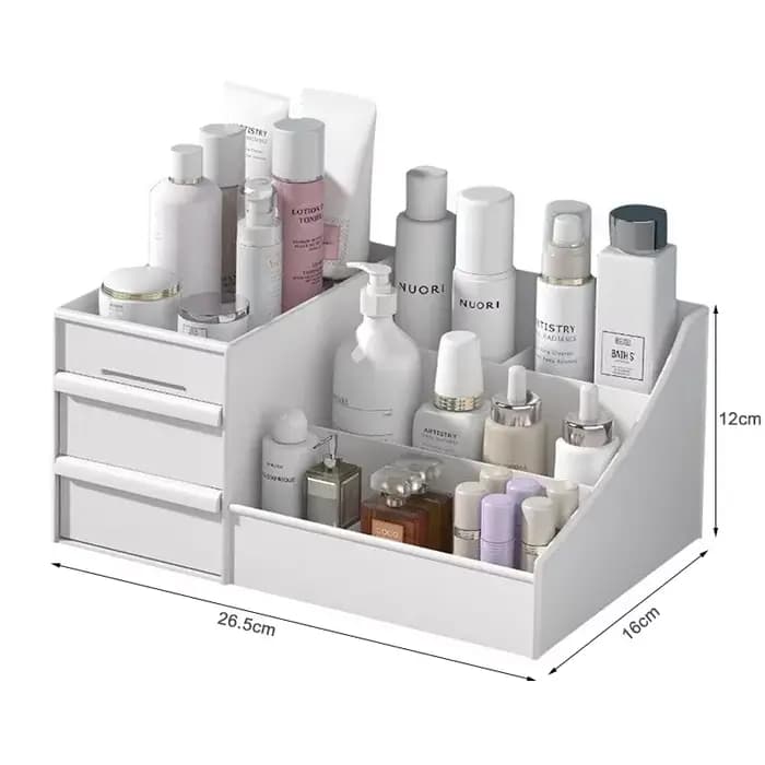 Tiroir en plastique, boîte de rangement de maquillage