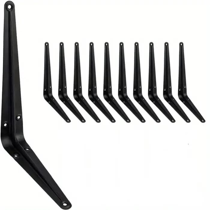 Supports d'étagère flottants en L de 8 pouces