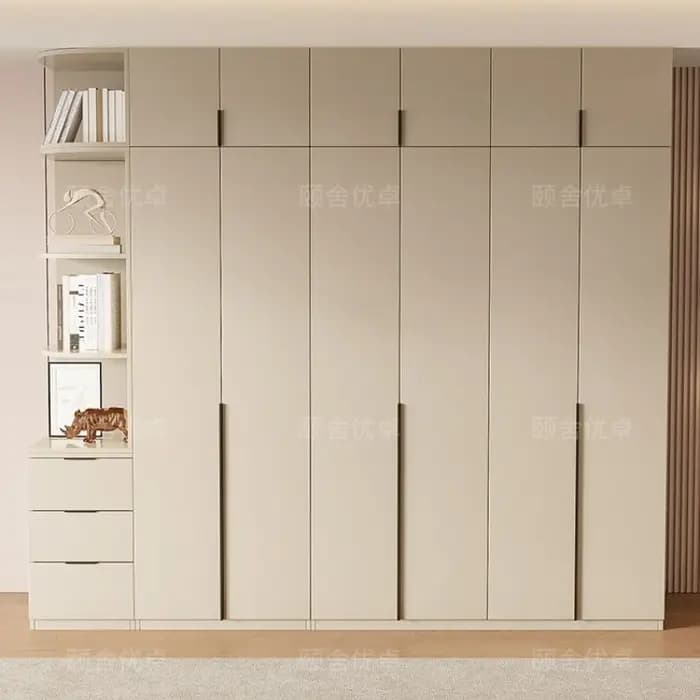 Étagères de garde-robe de rangement suspendues