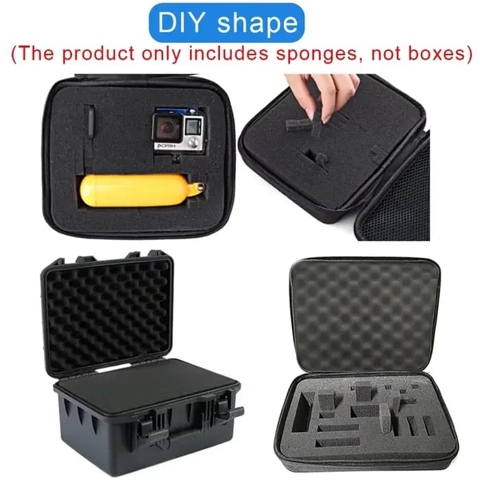 Mallette à outils bricolage mousse éponge pour perceuse outils Kit pour sacs de rangement outil extérieur voyage étui à fermeture éclair matériel boîte accessoires