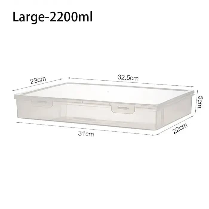 Boîte de rangement de documents anti-poussière