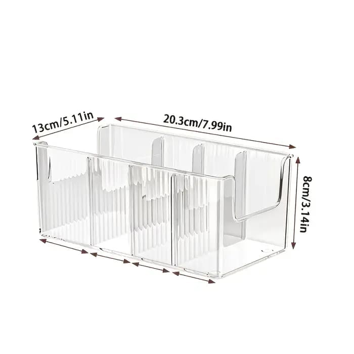 Boîte de rangement de médicaments transparente