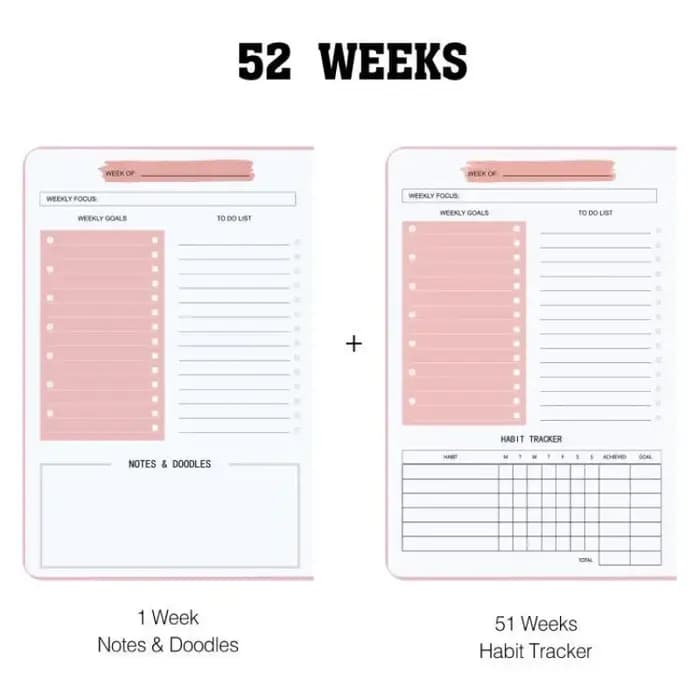 A5 Agenda planificateur anglais carnet