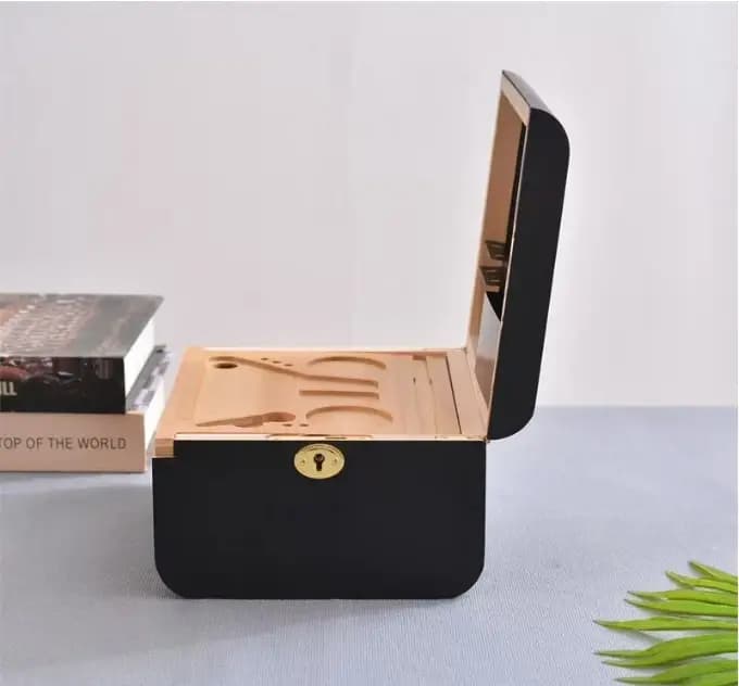 Coffre de rangement en bambou de qualité supérieure